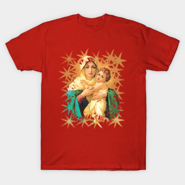 Our Lady Virgin Mary Refuge of Sinners Catholic Saint, Luigi Crosio T-Shirt by hispanicworld